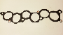 Image of Gasket. Manifold. Plenum. Gasket for Fuel Injector. image for your 2010 Toyota Prius   